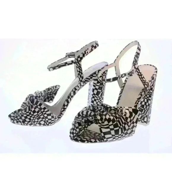 NEW NIB ASOS HEALER Women's Printed Heeled Sandals Heels Sz 5.5 US $59 - Picture 4 of 9